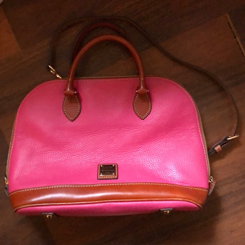 Dooney & Bourke Pebble Grain Zip Zip Satchel